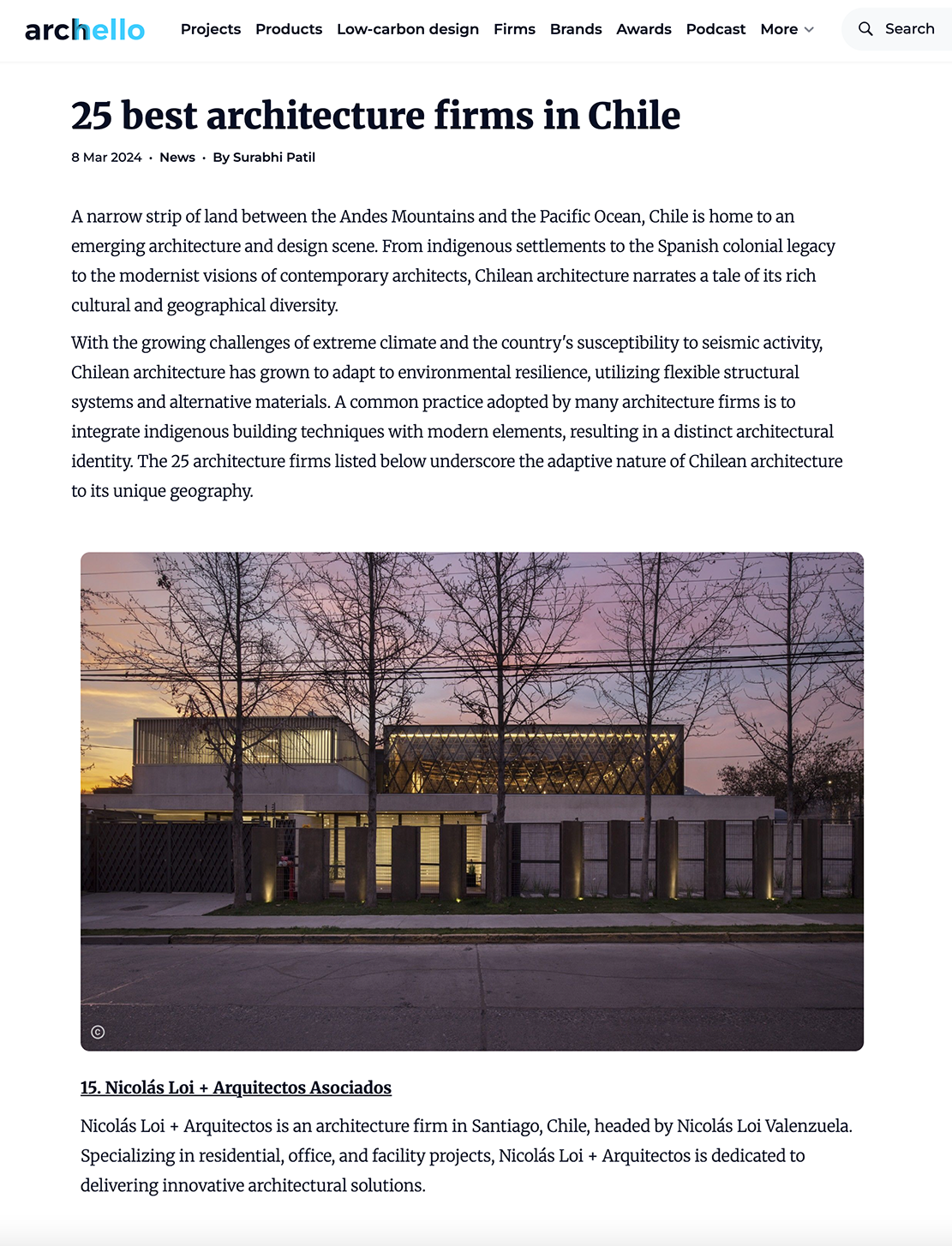 Archello Prensa